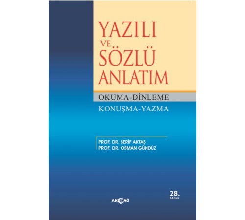 Yazılı ve Sözlü Anlatım