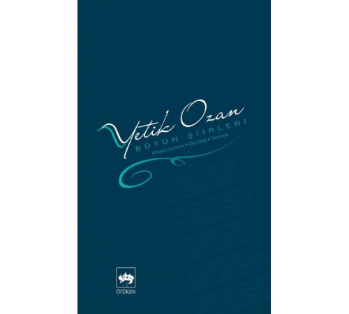 Yetik Ozan-Bütün Şiirleri Yetik Ozan-Bütün Şiirleri