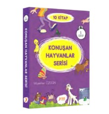 Konuşan Hayvanlar Serisi 1. Sınıf Renkli Heceli 10 Kitap