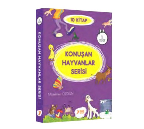 Konuşan Hayvanlar Serisi 1. Sınıf Renkli Heceli 10 Kitap Konuşan Hayvanlar Serisi 1. Sınıf Renkli Heceli 10 Kitap