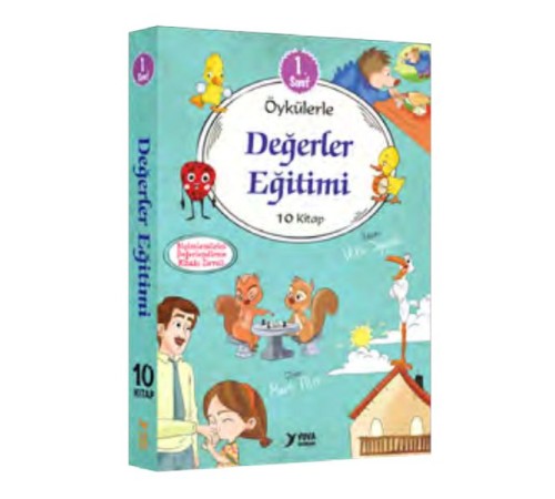 Öykülerle Değerler Eğitimi 1. Sınıflar İçin 10 Kitap Set