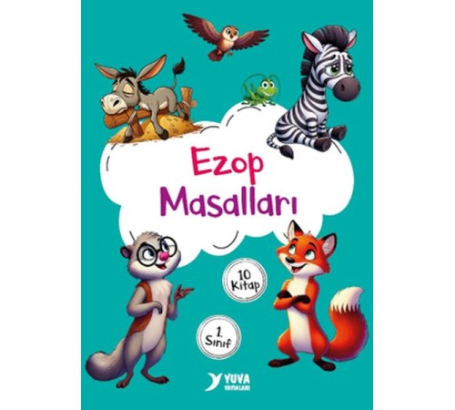 Ezop Masalları 1. Sınıf 10 Kitap