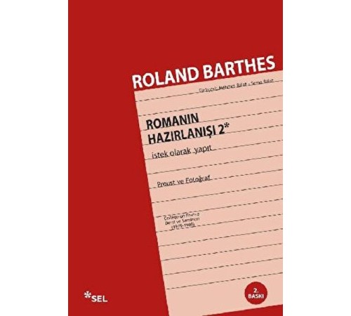 Romanın Hazırlanışı 2 İstek Olarak Yapıt Romanın Hazırlanışı 2 İstek Olarak Yapıt