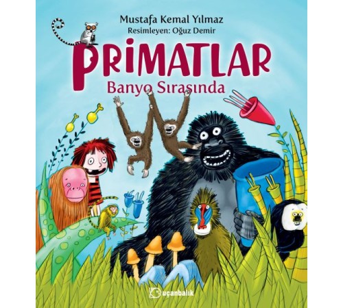 Primatlar Banyo Sırasında