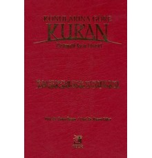 Konularına Göre Kur'an (Sistematik Kur'an Fihristi) Büyük Boy