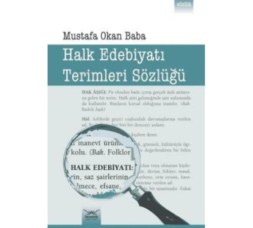 Halk Edebiyatı Terimleri Sözlüğü