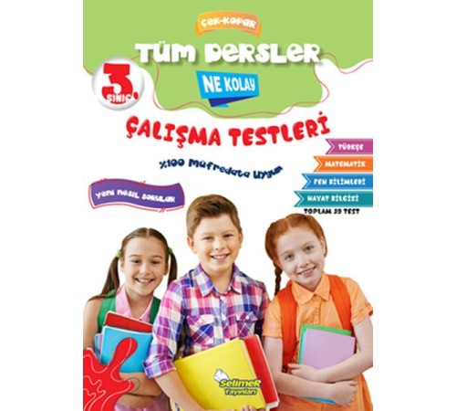 3. Sınıf Tüm Dersler Çek-Kopar Ne Kolay Çalışma Testleri