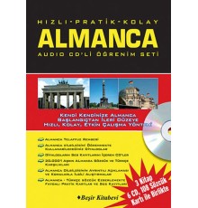 Hızlı Pratik Kolay Almanca Audio CDli Öğrenim Set