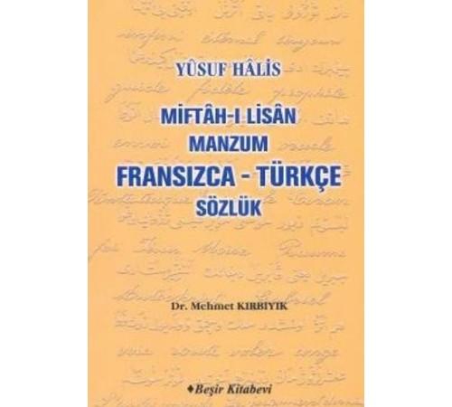Miftah-ı Lisan Manzum Fransızca Türkçe Sözlük