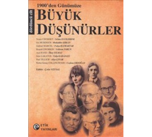 1900'den Günümüze Büyük Düşünürler (Dördüncü Cilt)