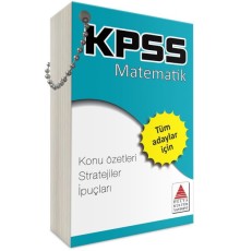 Delta Kültür KPSS Matematik Strateji Kartları