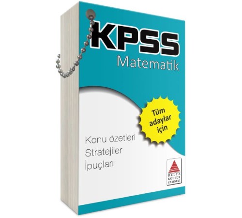 Delta Kültür KPSS Matematik Strateji Kartları