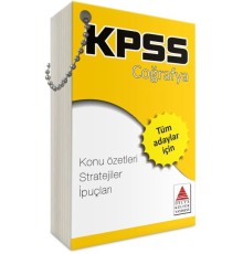 Delta Kültür KPSS Coğrafya Strateji Kartları
