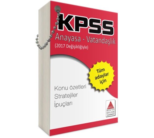 Delta Kültür KPSS Anayasa-Vatandaşlık Strateji Kartları