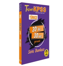Tasarı KPSS Türkçe 30'da 30'Net