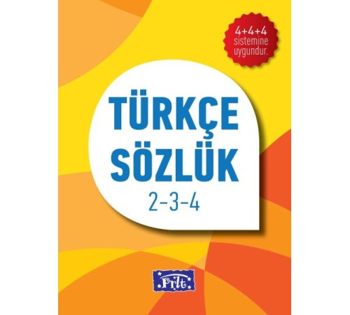 İlköğretim Türkçe Sözlük Karton Kapak 2-3-4