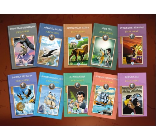 Jules Verne Serisi 10 Kitap Set Jules Verne Serisi 10 Kitap Set