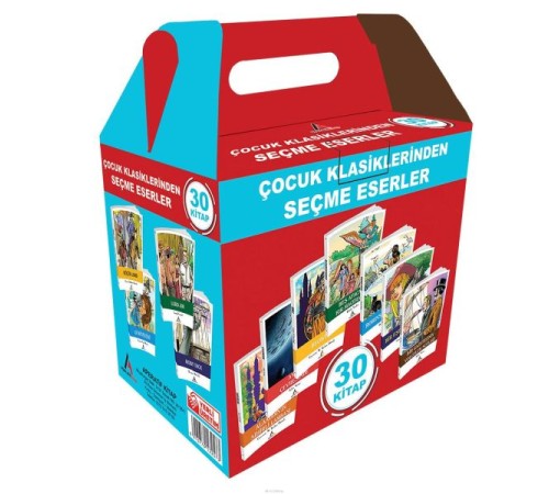 Çocuk Klasiklerinden Seçme Eserler (30 Kitap Kutulu)
